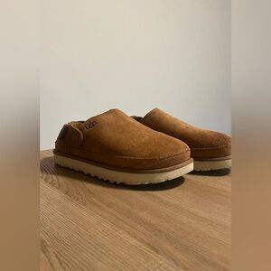 UGG Tan Suede Slip-On Loafers